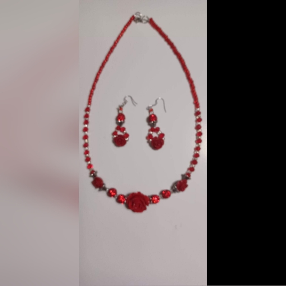 COPY - Hand made necklace and earrings